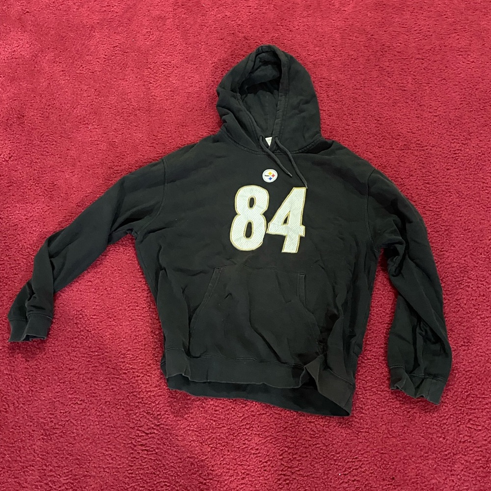 Men's Pittsburgh Steelers Antonio Brown Jersey Number Hoodie